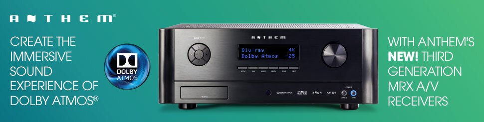 Find out more about the new range of Anthem MRX AV Receivers